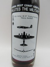 PLANE SPOTTER CARD - Coca Cola Bottle - Florida West Coast Salutes the Military picture