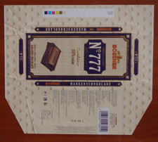 Bossner 777 chocolate wrap paper 1999 year picture
