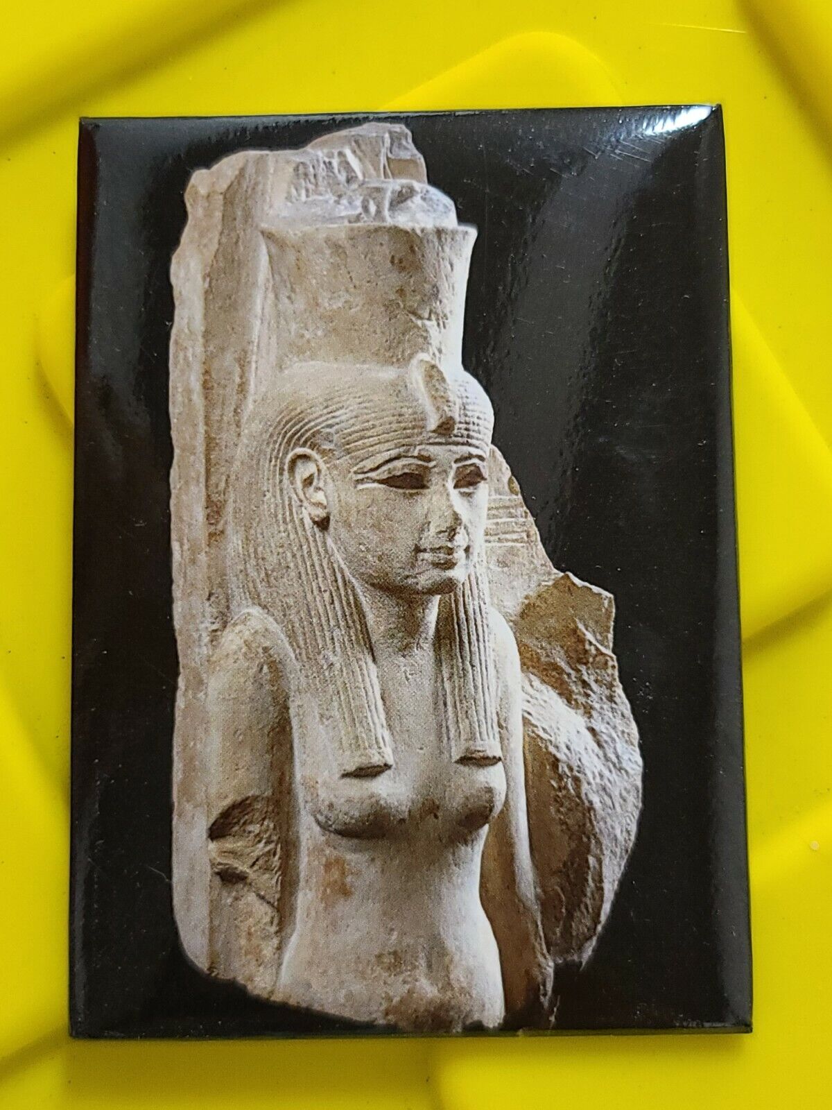 Statue of the Goddess Mut, Unknown Provenance Magnet
