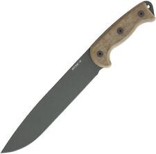 Ontario RTAK-II Fixed Green Carbon Steel Tan Micarta Knife w/ Belt Sheath 8669 picture