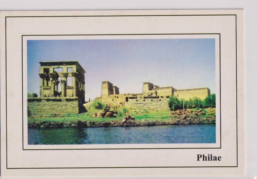 Postcard General view of Isis Temple at Philae Aswan Egypt Postcard General view of Isis Temple at Philae Aswan Egypt