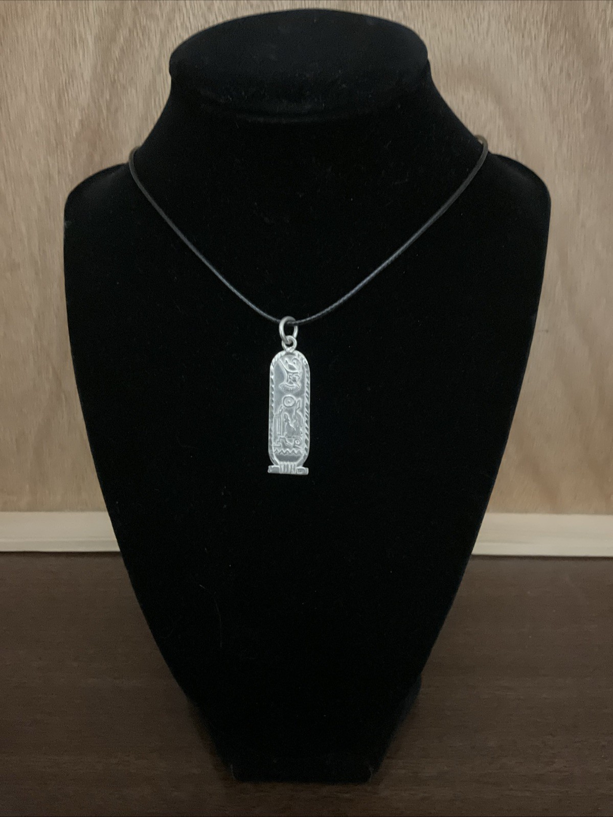 800 Silver Vintage Egypt Cartouche  Pendant