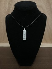 800 Silver Vintage Egypt Cartouche  Pendant picture