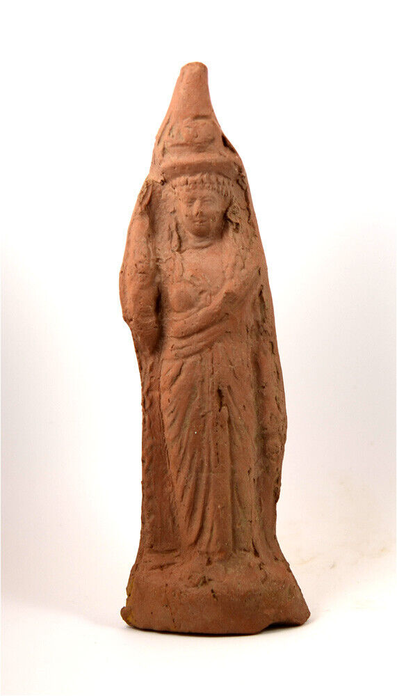 Romano-Egyptian large terracotta statuette of Isis-Aphrodite