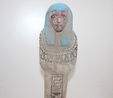 Queen Ushabti Shabti Wooden Statue For Ancient Egyptian Pharaonic Cicivlization picture