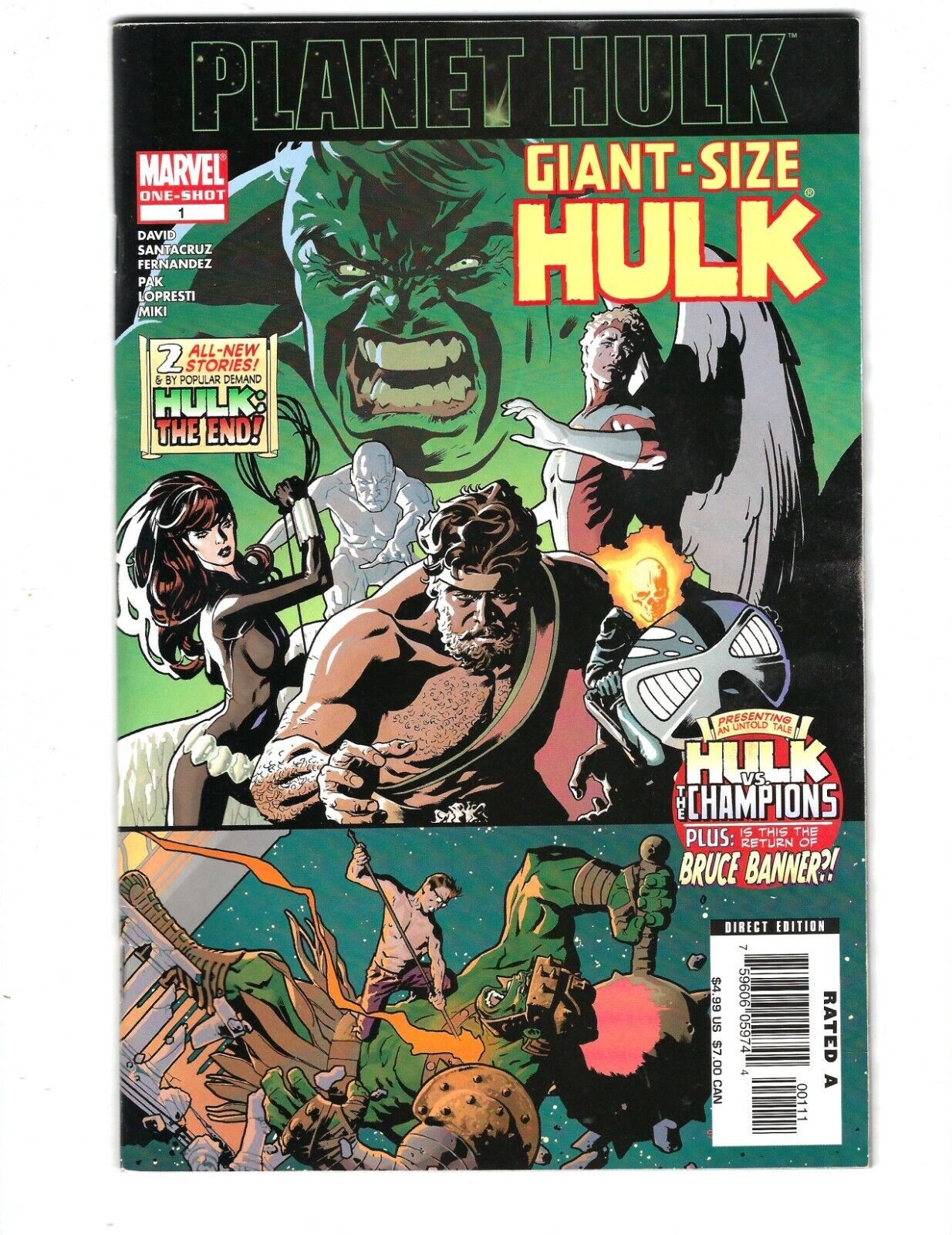Giant Size Hulk #1 - One Shot PLANET HULK  FN/VF