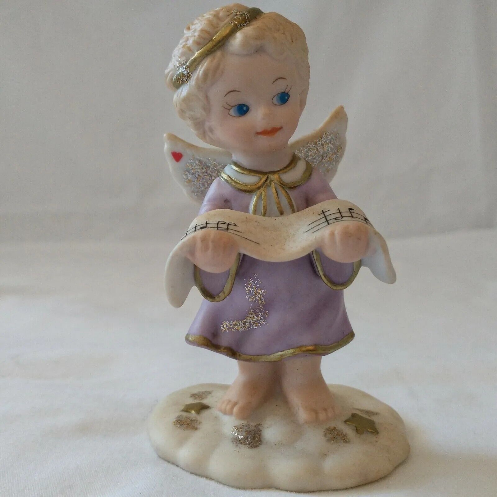 Katherine Stevenson Angel Figure Tender Hearts Hymns of Heaven Collection Bisque