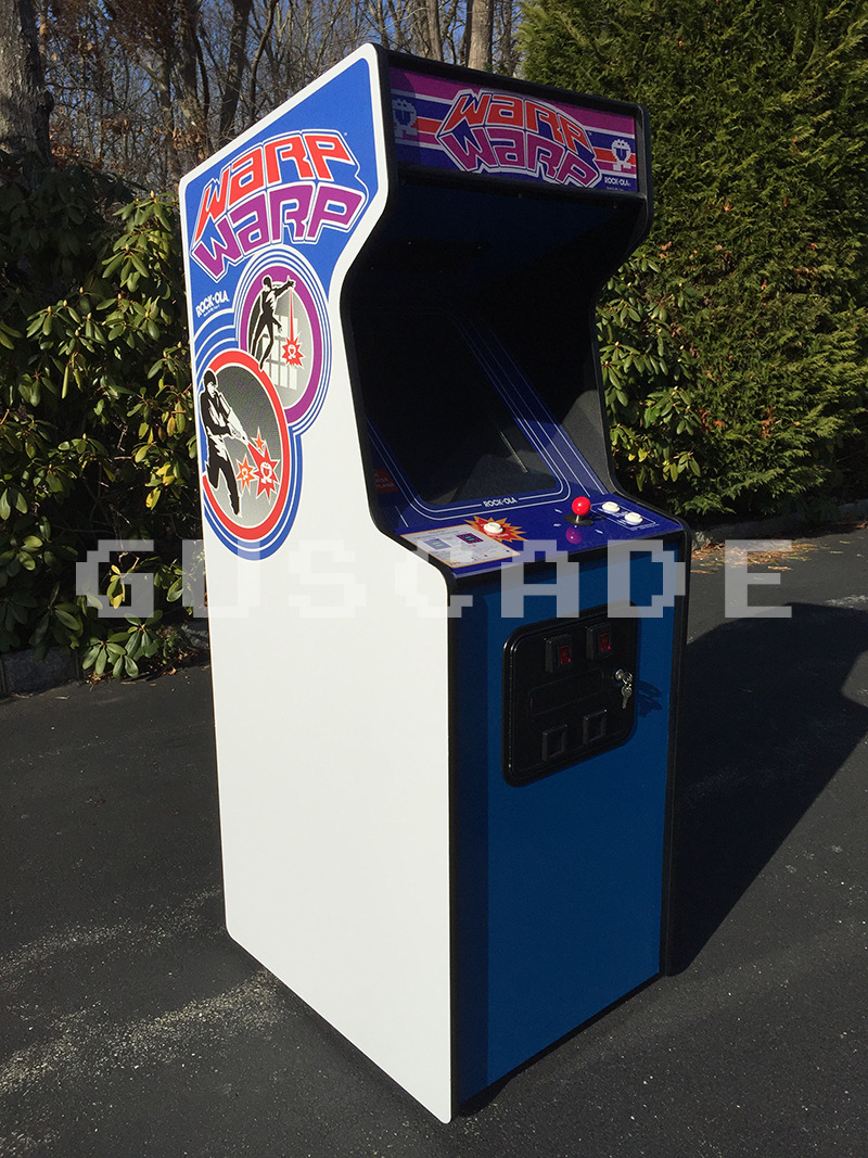 Warp Warp Arcade Machine NEW Full Size Rock-Ola video game CoinOp GUSCADE
