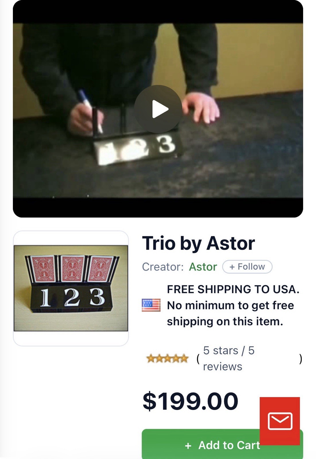 Trio By Astor Magic Trio By Astor Magic