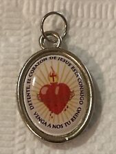 Detente Sacred Heart medal From OLGuadalupe Basilica  Mexico City picture