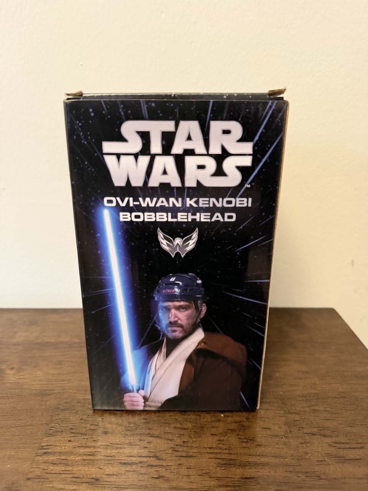 Washington Capitals Star Wars Obi-Wan Kenobi Plastic Bobblehead Scan Here