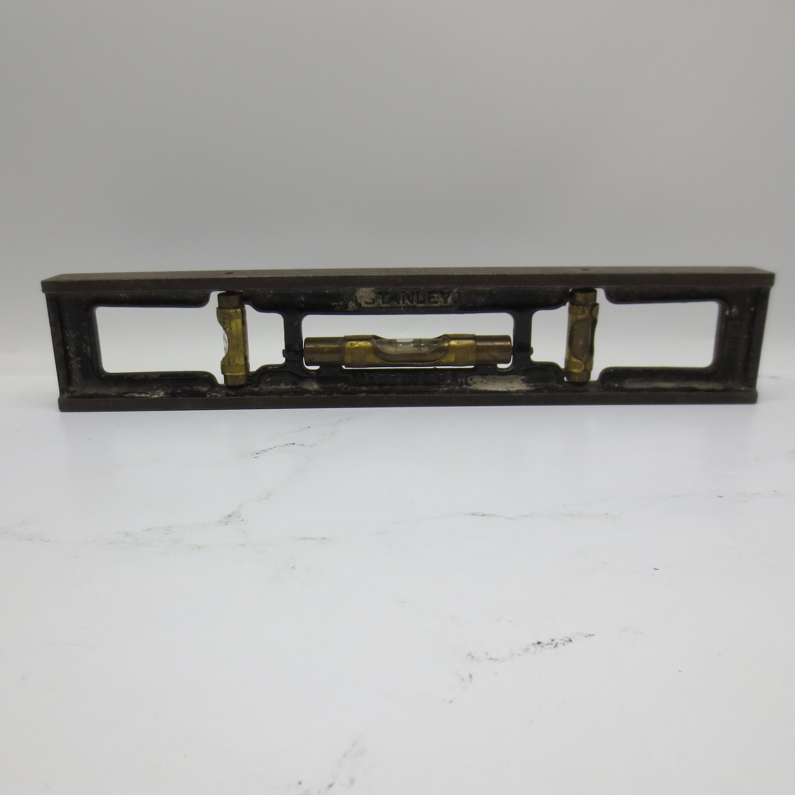 Vintage Stanley Cast Iron Level 12 Inch Made In USA
