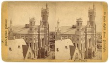 PHILADELPHIA STEREOVIEW - Masonic Temple - James Cremer 1880s picture
