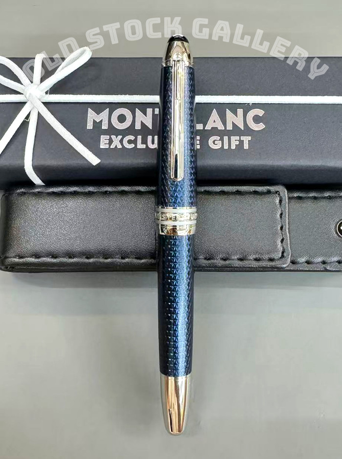 MONTBLANC Meisterstück Solitaire Blue Hour LeGrand Fountain Pen 146 Vip Gold Nib