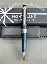 MONTBLANC Meisterstück Solitaire Blue Hour LeGrand Fountain Pen 146 Vip Gold Nib picture