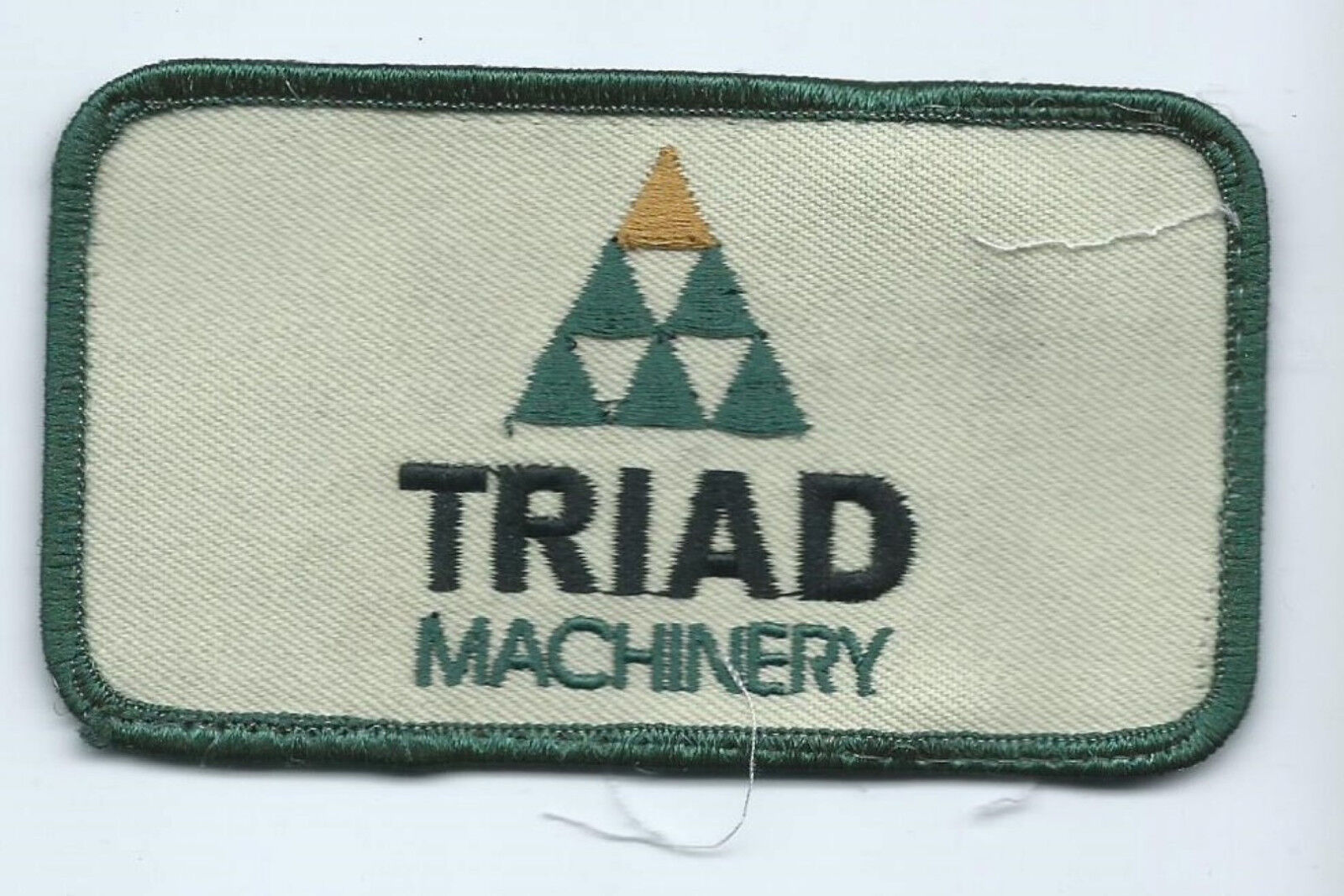 TRIAD Machinery Pacific NW employee patch 2-1/2 X 4-1/2 #347