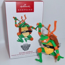 Hallmark Ornament 2025 MICHELANGELO Teenage Mutant Ninja Turtles: Mut Mayhem H62 picture