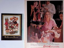 1969 Smirnoff Brunch Print Ad + Year of the Brunch Booklet w/Recipes LIFE Nov 21 picture
