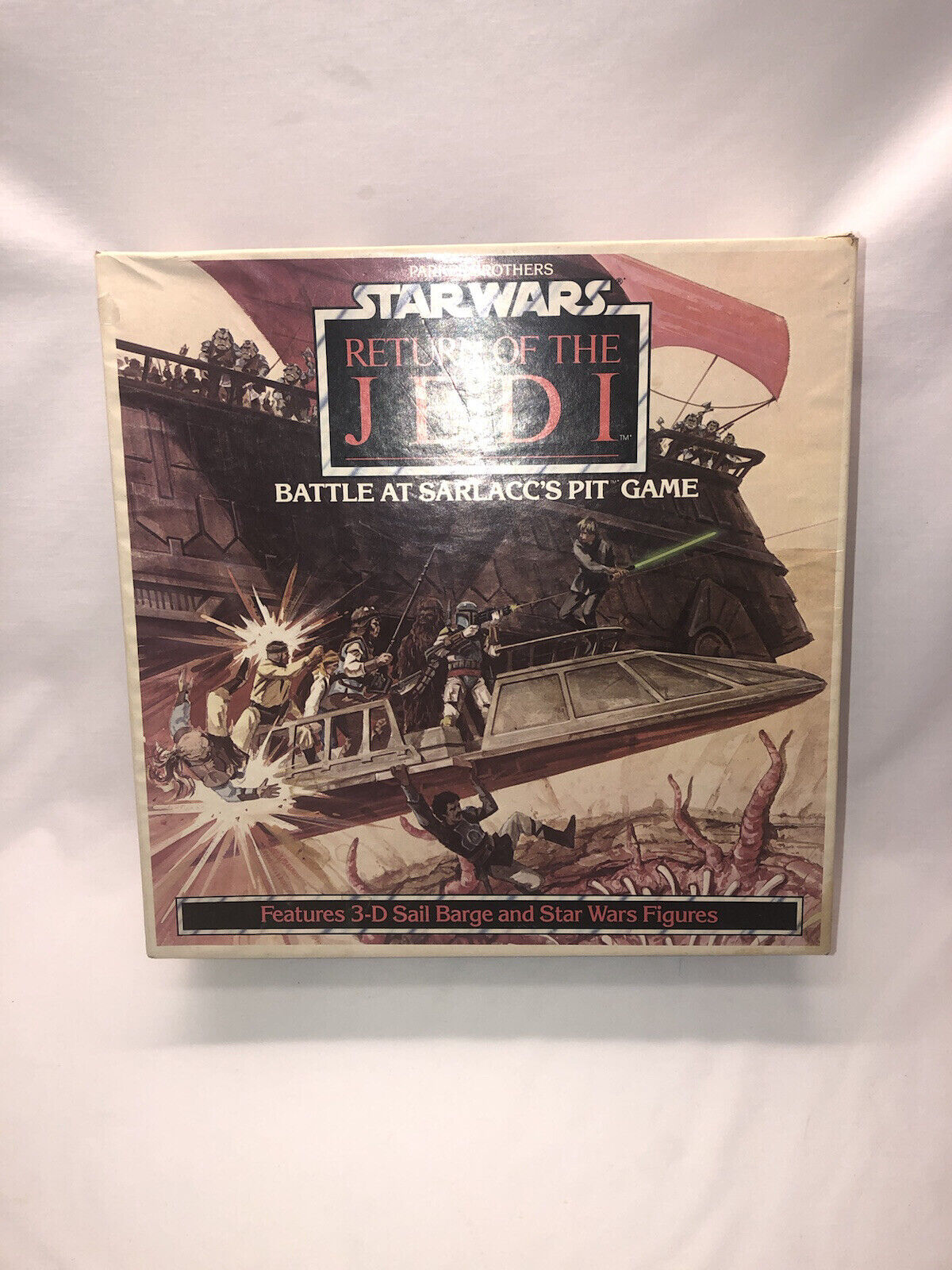 💥 STAR WARS - ROTJ, Battle at Sarlacc's Pit Board Game, Parker Bros COMPLETE 💥