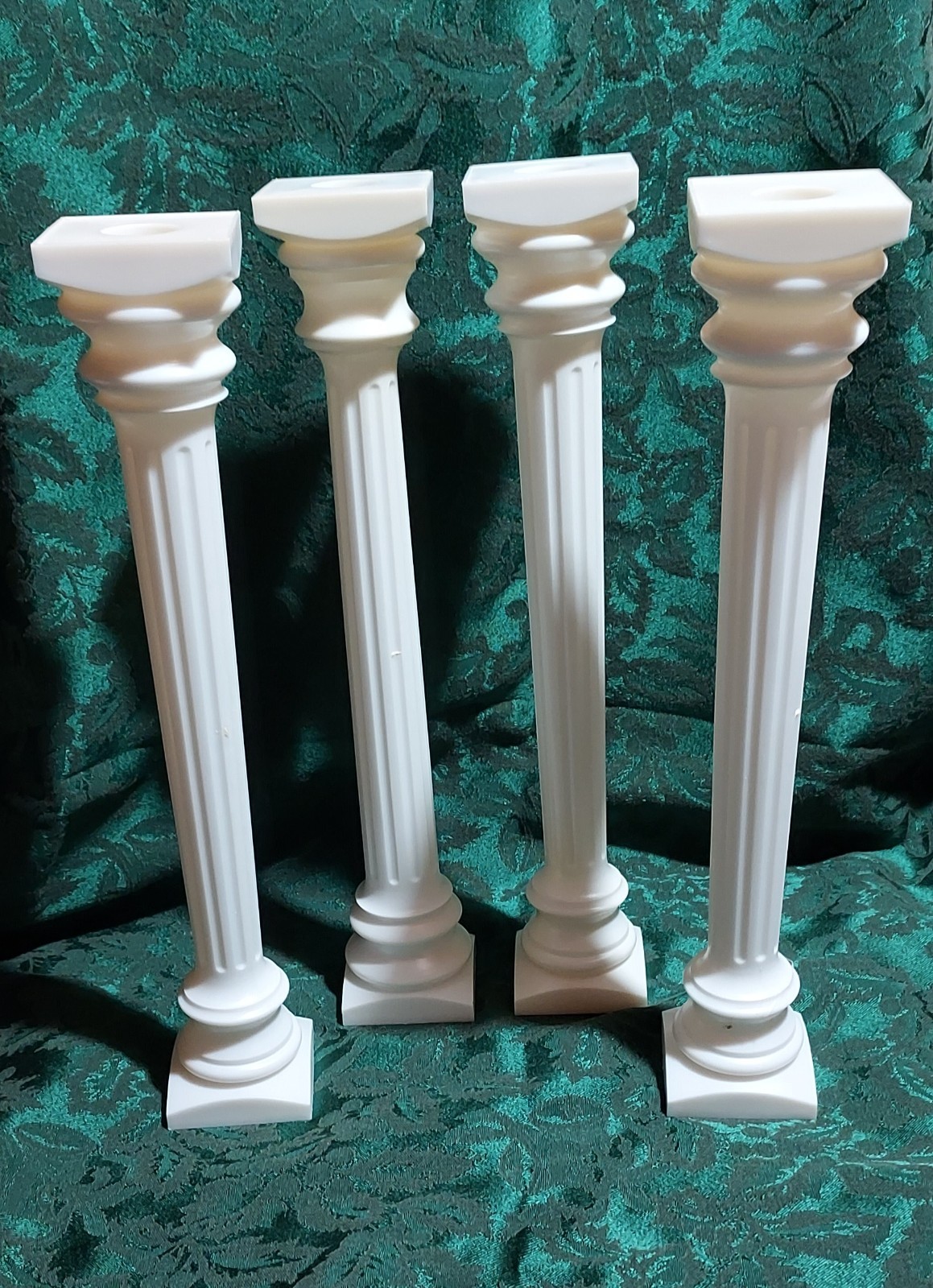 Lot of 4 Vintage Wilton Cake Pillars Large 14\