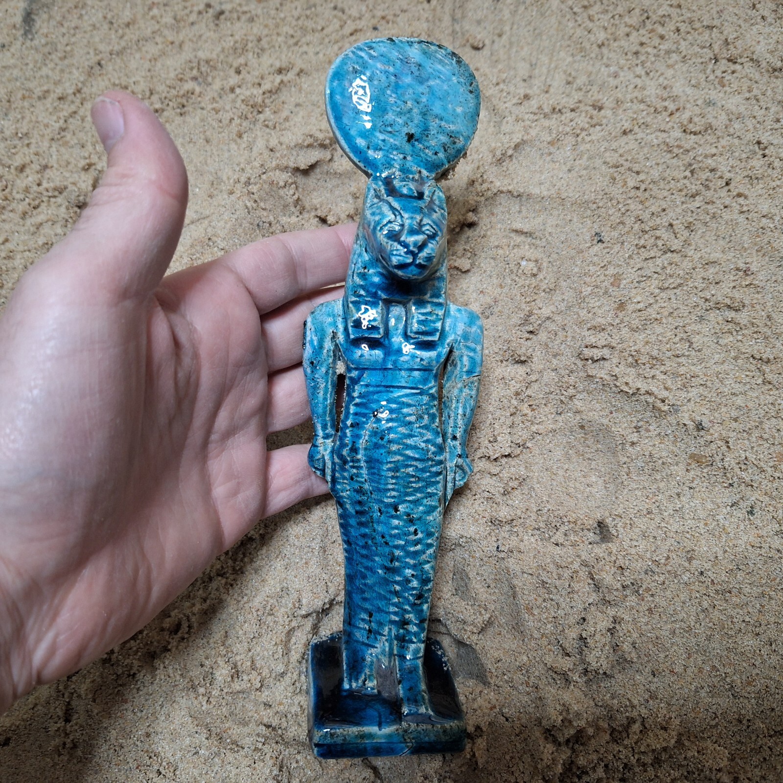 Rare Ancient Egyptian Antique Statue of Sekhmet God of War BC for Sale ...