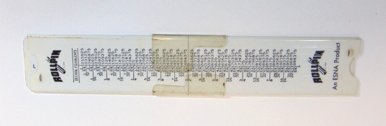 Vintage Slide Rule Calculator Engineering Math Tool Collectible Rollpin ESNA Vintage Slide Rule Calculator Engineering Math Tool Collectible Rollpin ESNA