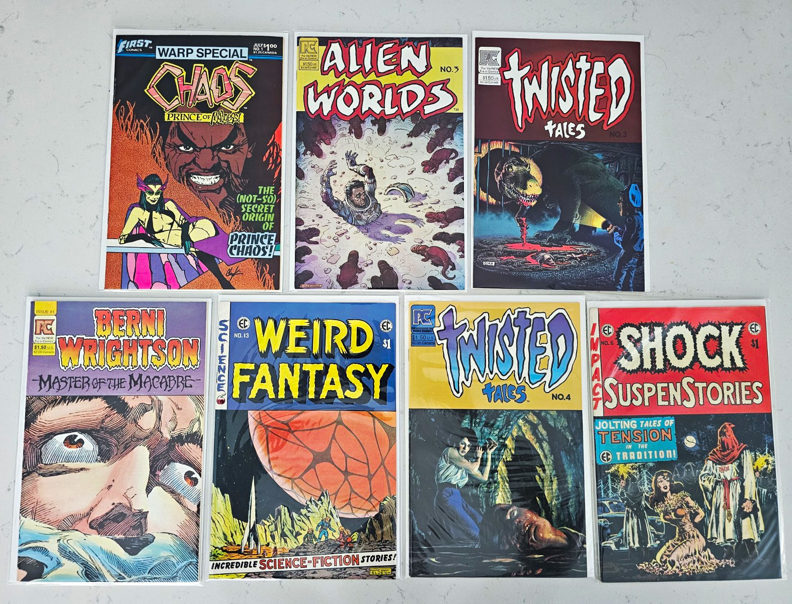 Comic Book Lot Alien Worlds,  Warp Special, Twisted Tales,  Weird Fantasy etc