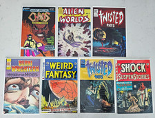Comic Book Lot Alien Worlds, Warp Special, Twisted Tales, Weird Fantasy etc picture