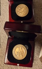 DUTY TO GOD Mormon LDS Challenge Coin Priesthood Progress - Wood Box picture