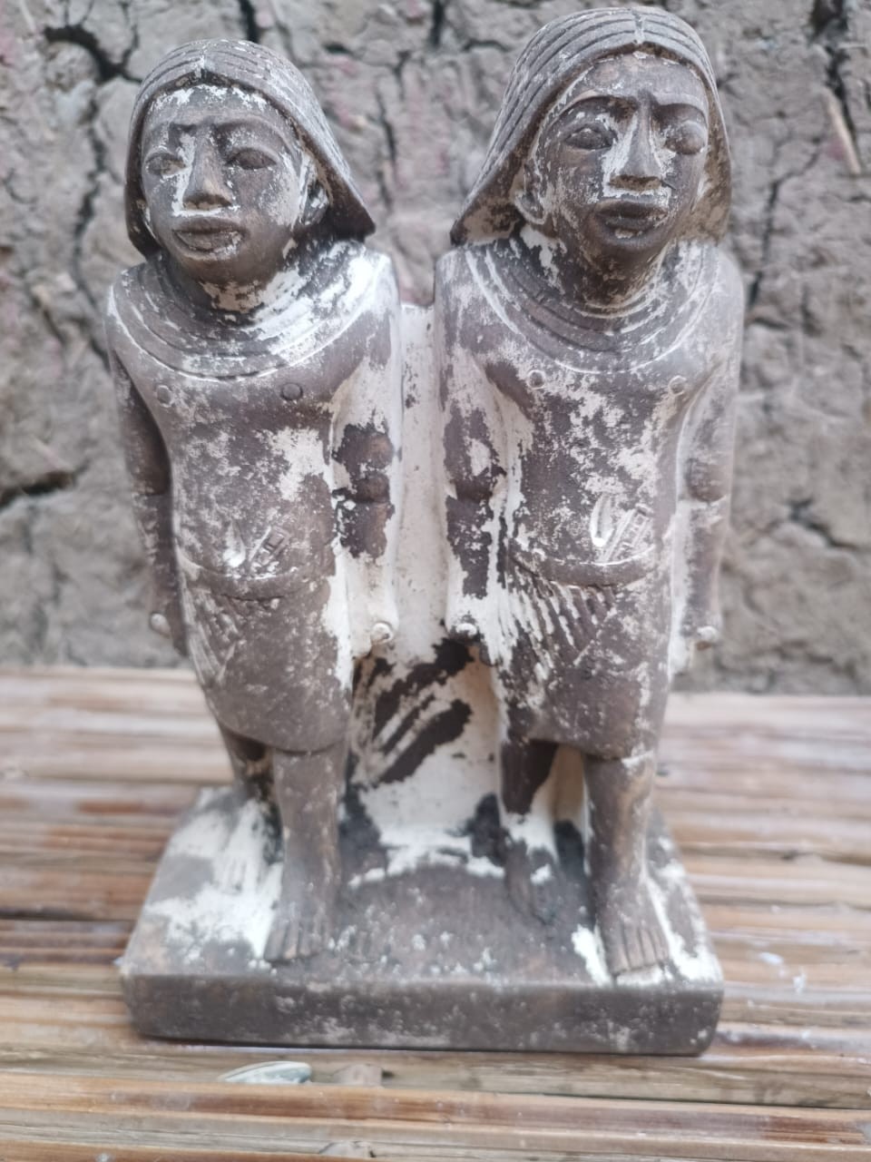 Rare Ancient Egyptian Antiquities Unique Double Pharaonic Statue Egyptian BC Rare Ancient Egyptian Antiquities Unique Double Pharaonic Statue Egyptian BC