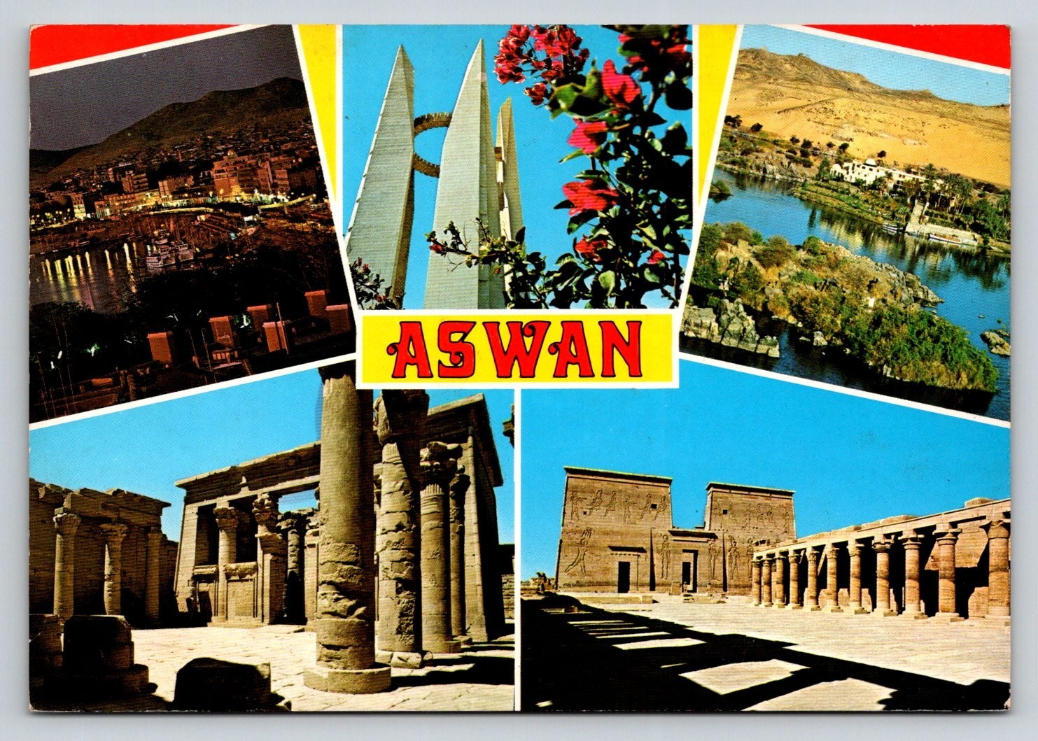 Aswan  Egypt  Postcard