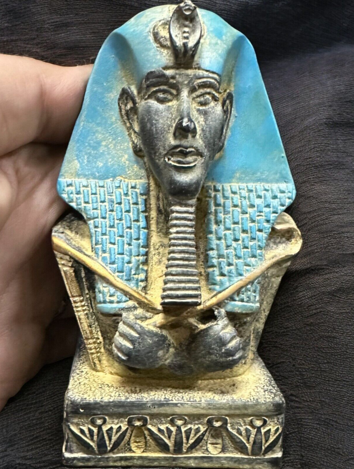 RARE ANCIENT EGYPTIAN ANTIQUES Statue Bust Of King Akhenaten Pharaonic ...