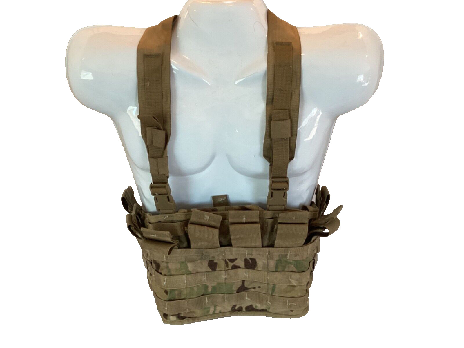 USGI OCP Multicam Molle II Tactical Assault Panel TAP Chest Rig w ...