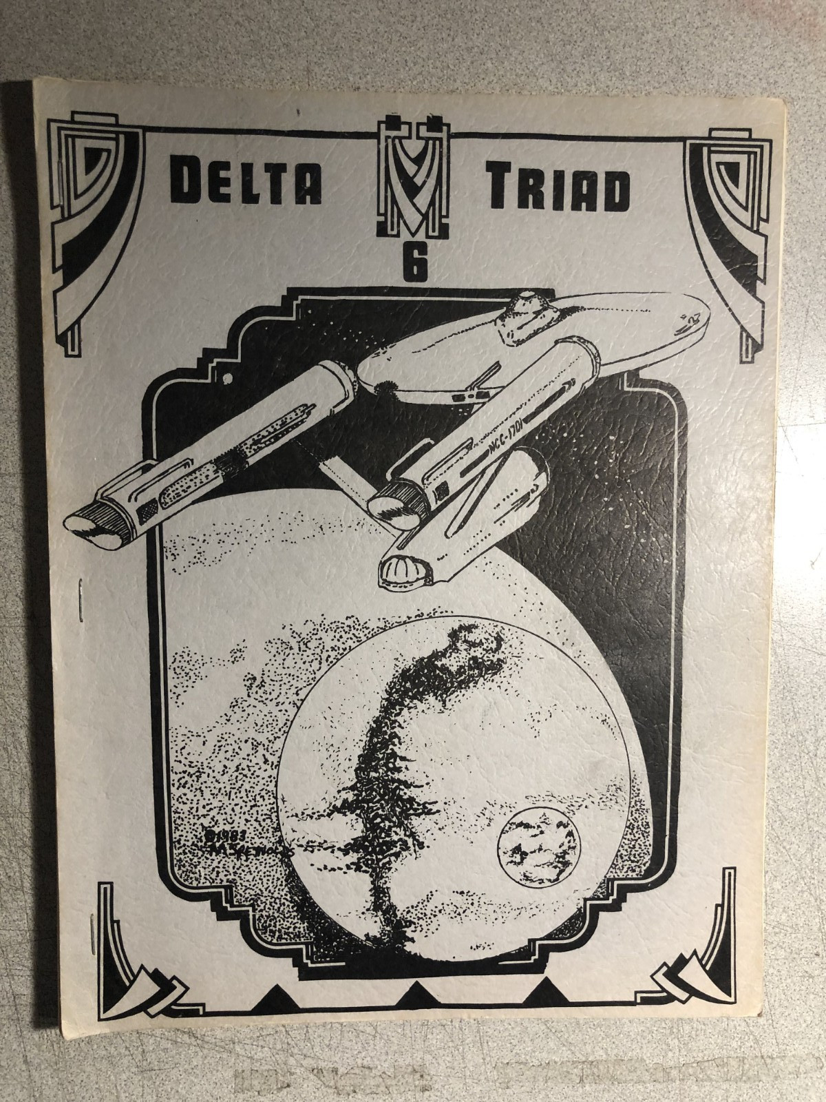 DELTA TRIAD 6 thick vintage Star Trek TOS fanzine (1984) VG+ DELTA TRIAD 6 thick vintage Star Trek TOS fanzine (1984) VG+