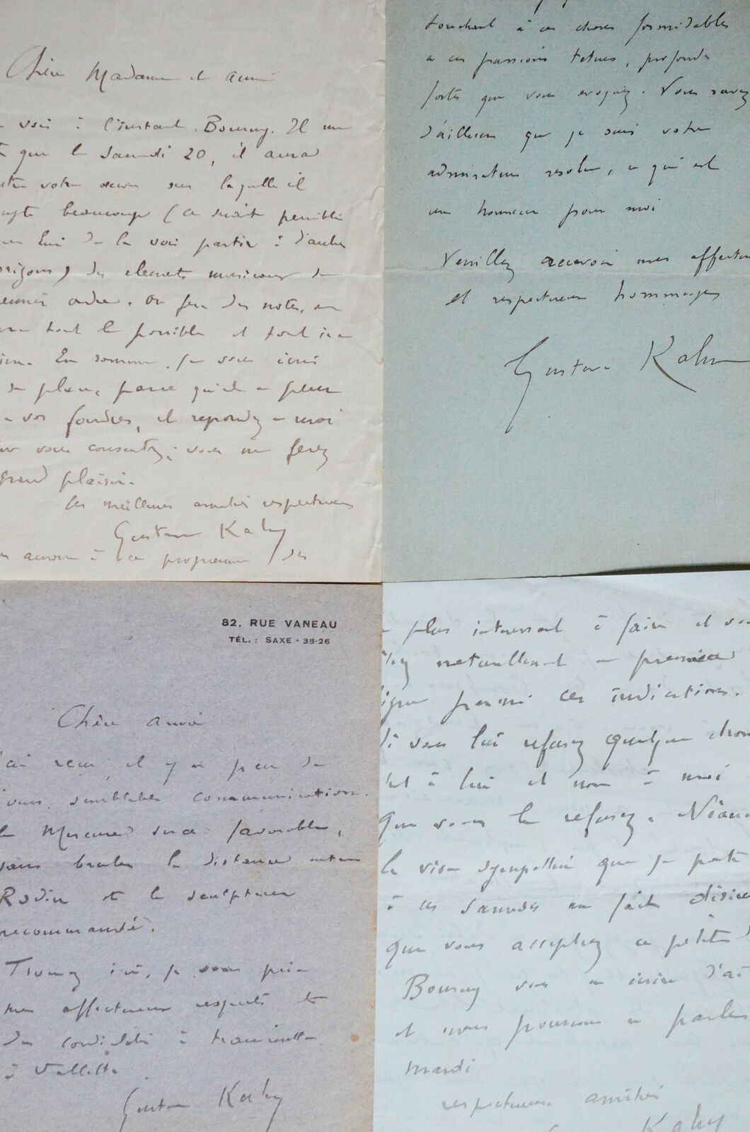Letters from Gustave Kahn to Rachilde