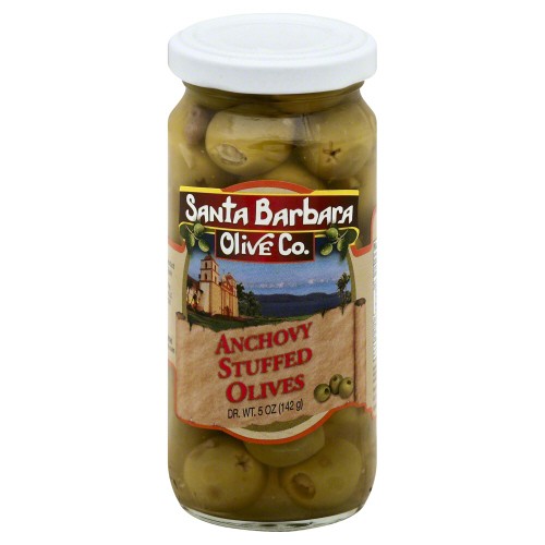 Santa Barbara Olive Stfd Anchovy Jar 5 OZ Pack Of 6 Santa Barbara Olive Stfd Anchovy Jar 5 OZ Pack Of 6