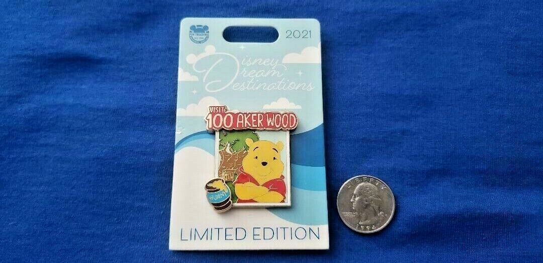 Winnie the Pooh 100 Aker Disney Dream Destinations May 2021 LE 2500 Disney Pin