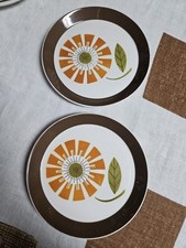 VTG Mikasa Duplex Ben Seibel BRUNCH 7.5” 2PC Lunch Plate MCM Japan EUC RARE picture