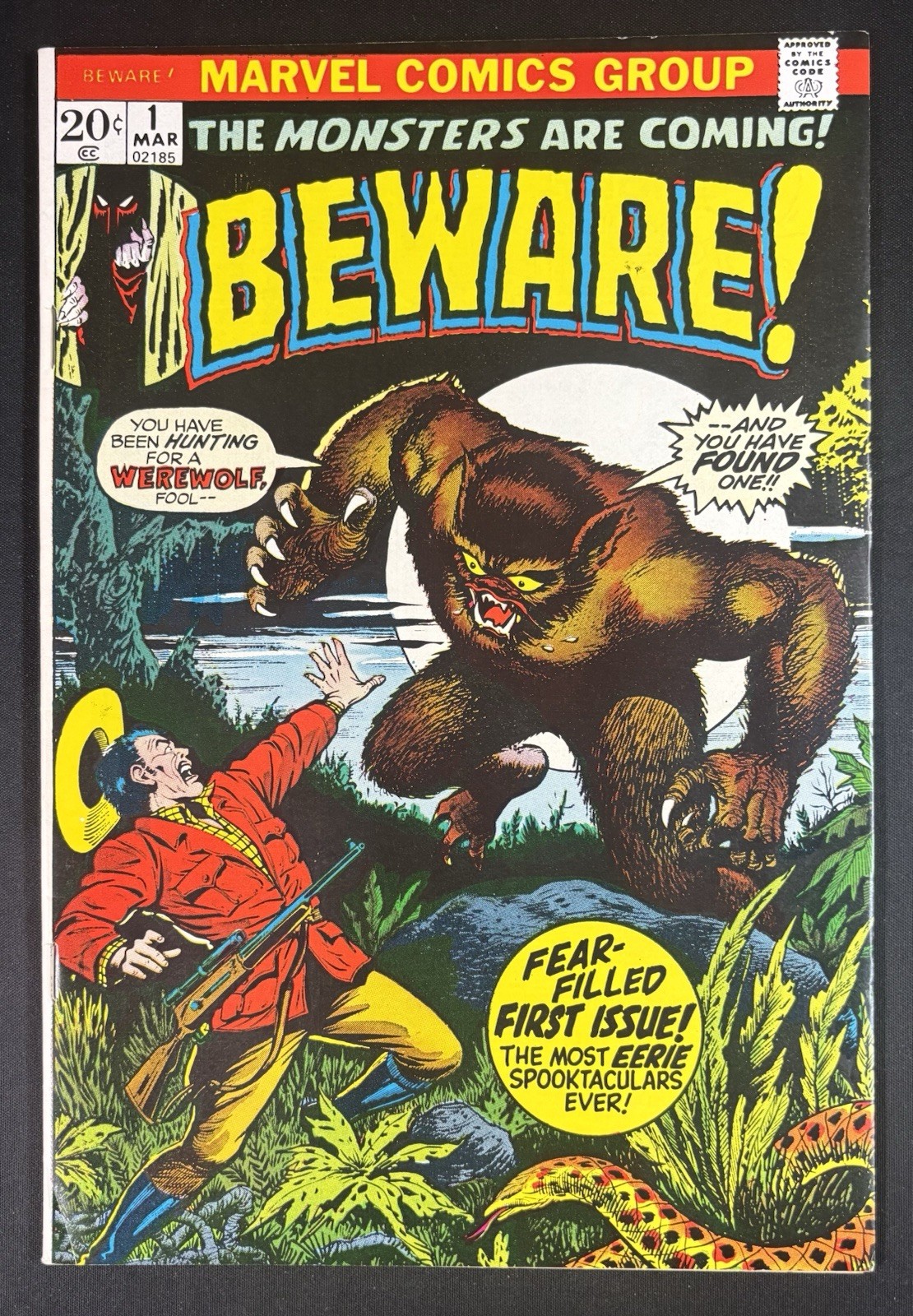 Beware #1 VF- 1973 💥Fear-Filled First Issue Beware #1 VF- 1973 💥Fear-Filled First Issue