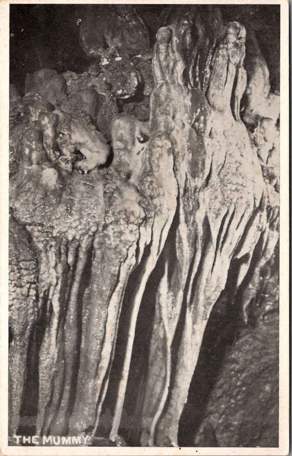 The Mummy Cave Formation Vintage Postcard 5P21-11