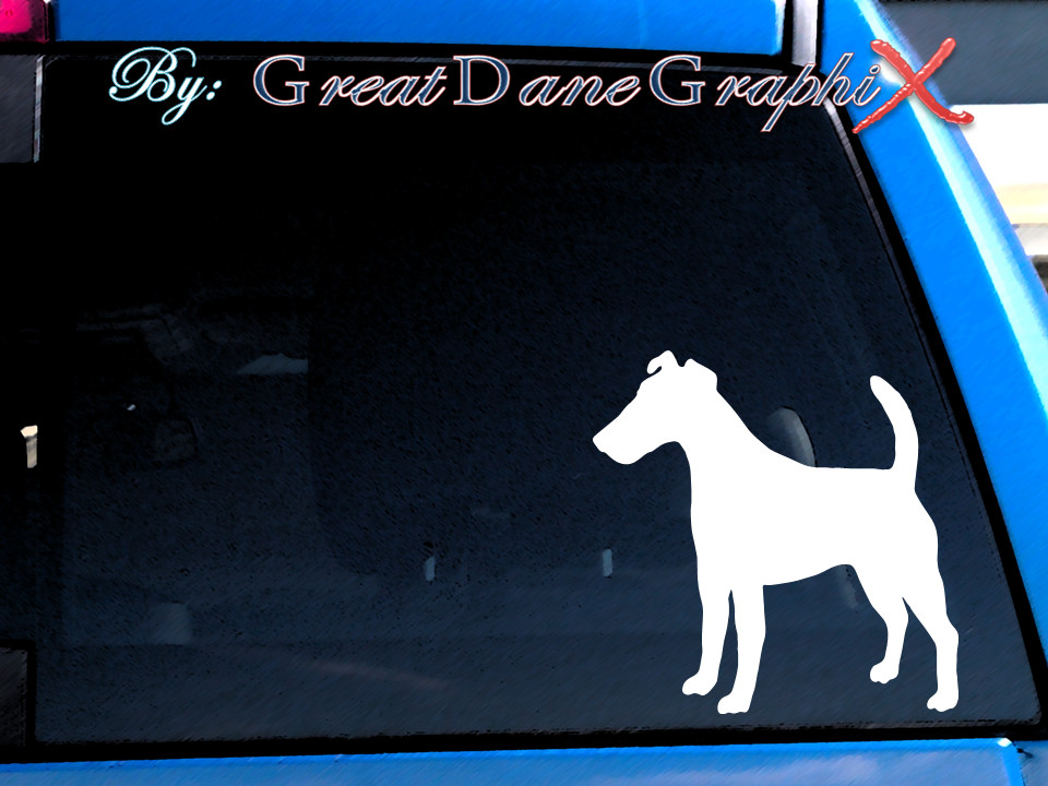 Smooth Fox Terrier #2 -Vinyl Decal Sticker -Color Choice -HIGH QUALITY Smooth Fox Terrier #2 -Vinyl Decal Sticker -Color Choice -HIGH QUALITY