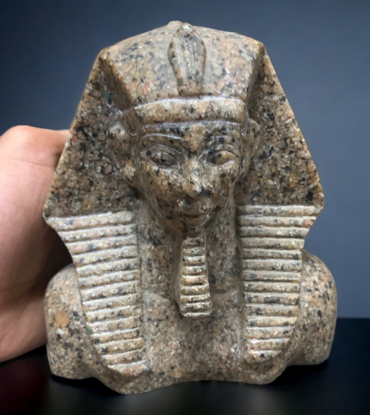 Rare Ancient Egyptian Antiquities King Khafre Head Statue Pharaonic Egyptian BC