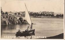 Aswan, EGYPT - from Elephantine Island, Nile - REAL PHOTO - felucca picture