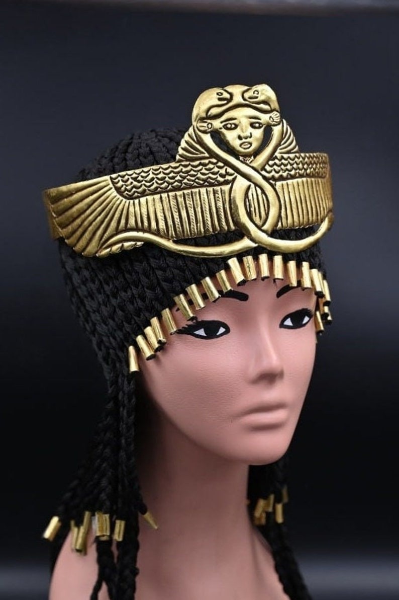 Hathor Crown goddess of beauty - Egyptian accessory, ornament, handmade, Rare Hathor Crown goddess of beauty - Egyptian accessory, ornament, handmade, Rare