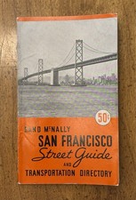VINTAGE Rand McNally San Francisco Street Guide And Transportation Directory picture