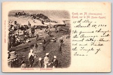 Esna Nile River Landing Place Upper Egypt Stengel Postcard 1910 Undivided Back picture
