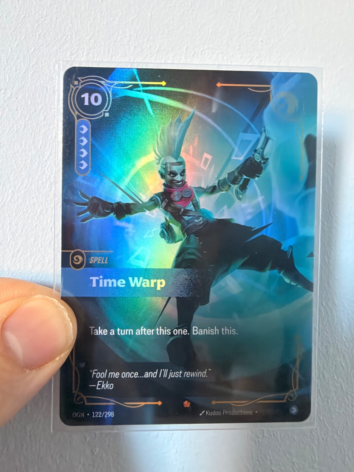 Time Warp 122/298 Epic Riftbound Origins Pack Fresh