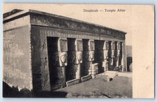 Qena Egypt Postcard Dendera Temple of Hathor c1910 Antique Unposted picture