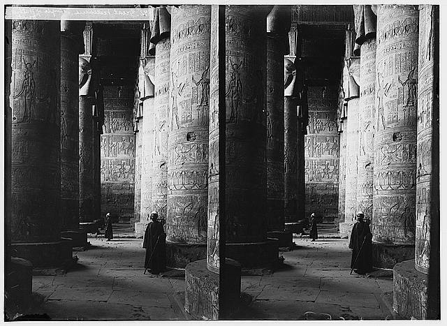 Temple of Hathor,Dendera,Dandara,Egypt,Egyptian Views,Africa,American Colony,3