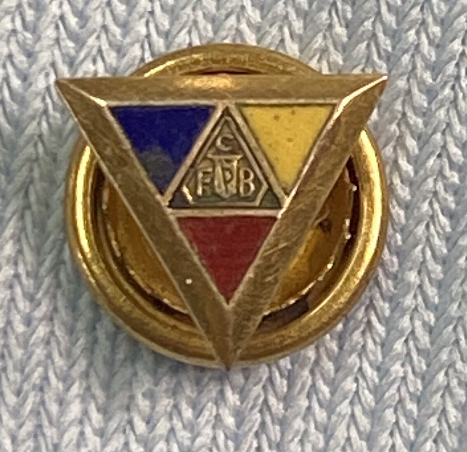 Vintage CFB lapel pin